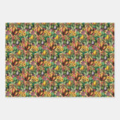 Tropische fruittuin  botanisch inpakpapier vel (Voorkant 3)