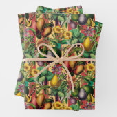 Tropische fruittuin  botanisch inpakpapier vel (In situ)