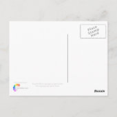 Tropische geblissen briefkaart (Achterkant)