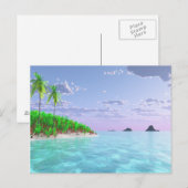 Tropische geblissen briefkaart (Voorkant / Achterkant)