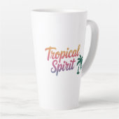 Tropische geest latte mok (Rechterhoek)