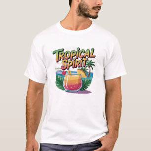 tropische geest t-shirt
