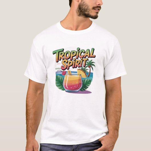 tropische geest t-shirt (Voorkant)