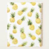 Tropische Gele Ananas Planner (Achterkant)