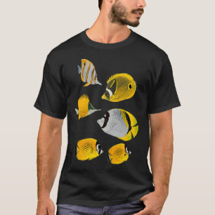 Tropische Gele VlinderVis Collectie T-shirt