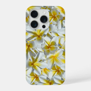 Tropische Gele Witte Frangipanissen, iPhone 15 Pro Case