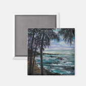 Tropische geluksmagneet magneet (Voorkant / Achterkant)