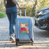 Tropische gemoedstoestand Summer Beach Graphic Sticker (Koffer Insitu)