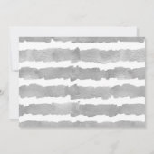 Tropische genderuitnodigingen groen grijs kaart (Achterkant)