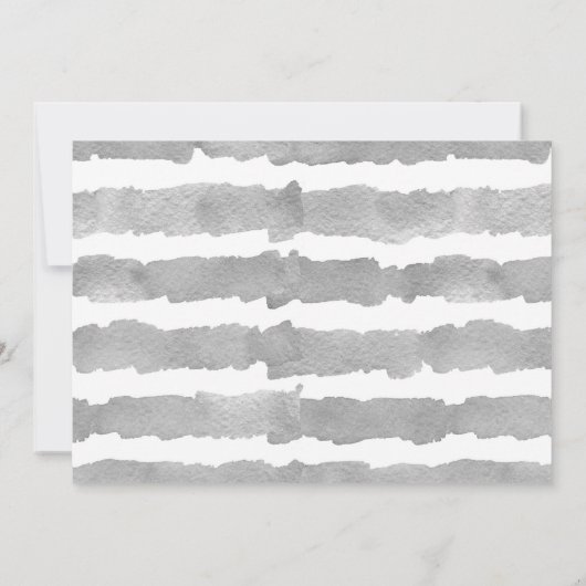 Tropische genderuitnodigingen groen grijs kaart (Achterkant)