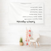 Tropische gepersonaliseerde event decoratie spandoek (Insitu)