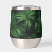 Tropische gepersonaliseerde Monstera Gouden Script (Achterkant)