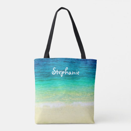 Tropische gepersonaliseerde tas strand ontwerp (Achterkant)