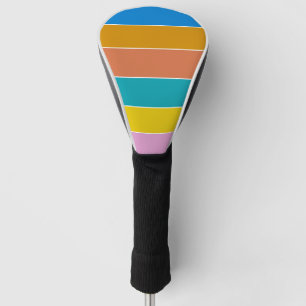 Tropische Gestreepte Kleuren van Bonaire Golfheadcover