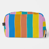 Tropische Gestreepte Kleuren van Bonaire Toilettasje (Voorkant)