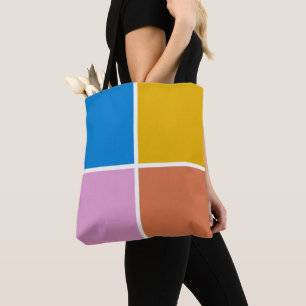 Tropische Gestreepte Kleuren van Bonaire Tote Bag