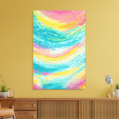 Tropische getijdenpoel dromen canvas afdruk (Insitu (Woonkamer))