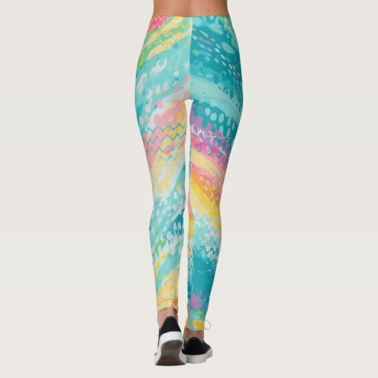 Tropische getijdenpoel dromen leggings (Achterkant)