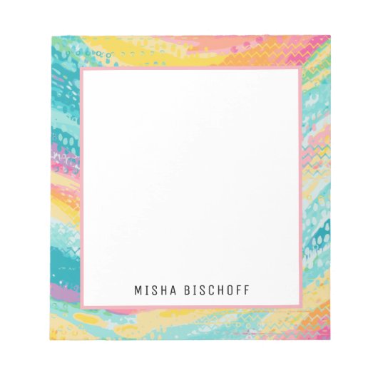 Tropische Getijdenpoel Dromen Notitieblok (Voorkant)