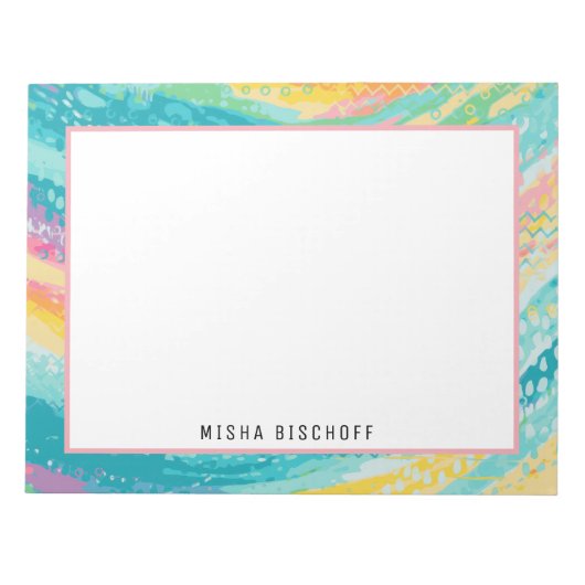 Tropische getijdenpoel dromen notitieblok (Voorkant)