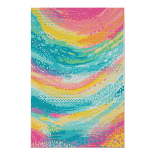 Tropische getijdenpoel dromen perfect poster (Voorkant)