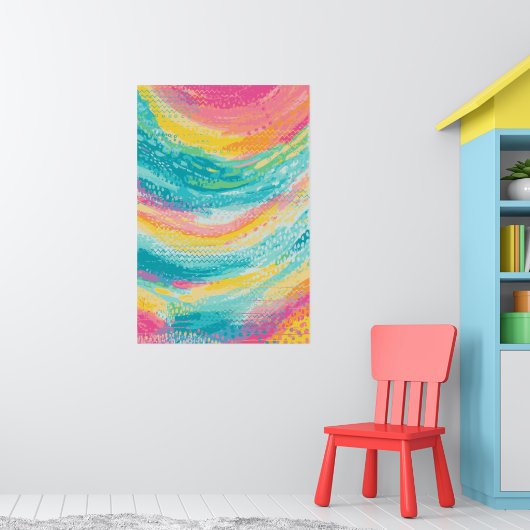 Tropische getijdenpoel dromen poster (Kinderkamer 1)