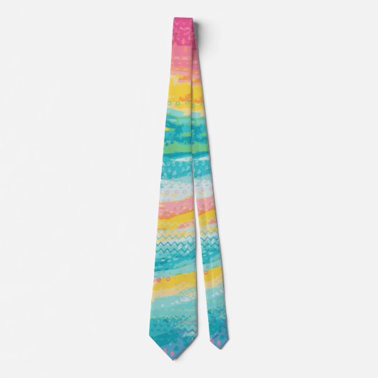 Tropische getijdenpoel dromen stropdas (Voorkant)