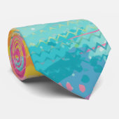 Tropische getijdenpoel dromen stropdas (Opgerold)