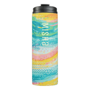 Tropische getijdenpoel dromen thermosbeker