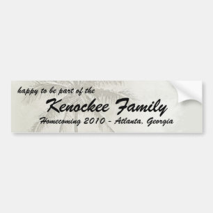 Tropische gezinshereniging bumpersticker
