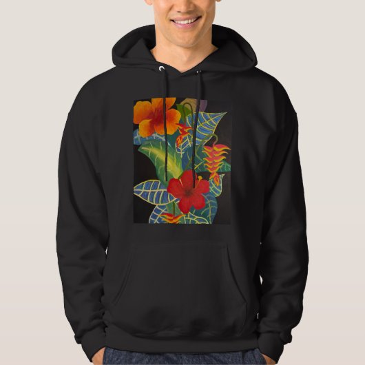 Tropische Ginger Flower Hoodie @3dudes1life (Voorkant)