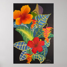 Tropische Ginger Flower Poster @3dudes1life