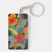 Tropische Ginger Flower Sleutelhanger @3dudes1life (achterkant)