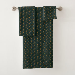 Tropische Giraffe Hangout Bad Handdoek
