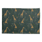 Tropische Giraffe Hangout Kussensloop (Achterkant)