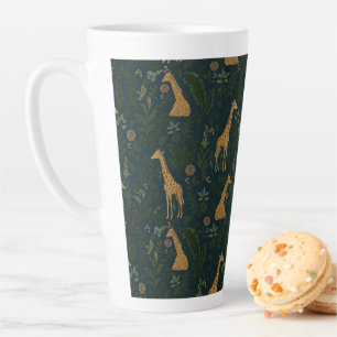 Tropische Giraffe Hangout Latte Mok