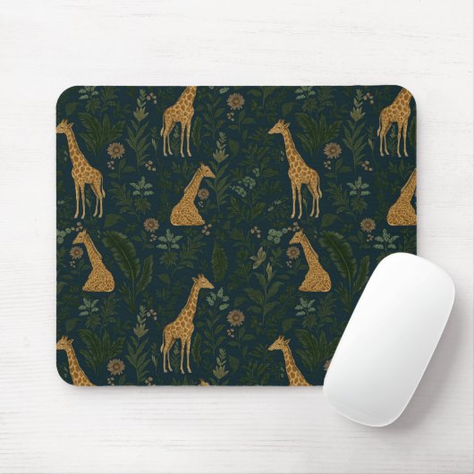 Tropische Giraffe Hangout Muismat (Met muis)