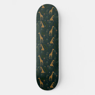 Tropische Giraffe Hangout Persoonlijk Skateboard