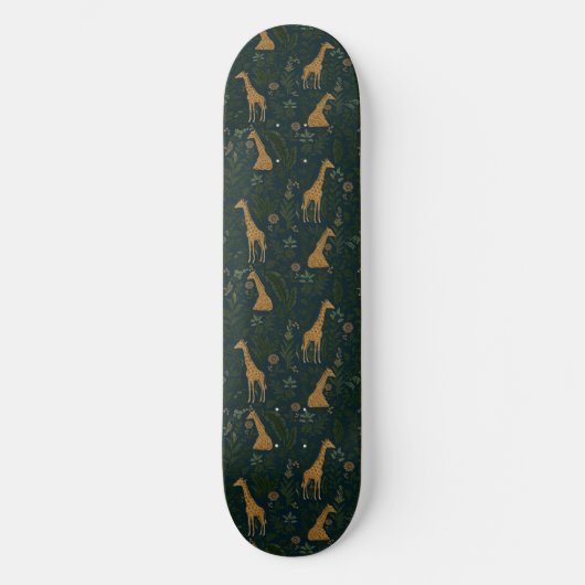 Tropische Giraffe Hangout Persoonlijk Skateboard (Voorkant)