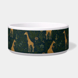 Tropische Giraffe Hangout Pet Bowl Voerbakje