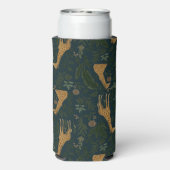 Tropische Giraffe Hangout Seltzer Blikjeskoeler (Seltzer Achterkant)