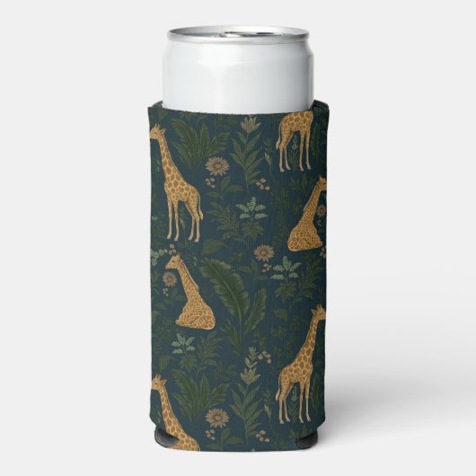 Tropische Giraffe Hangout Seltzer Blikjeskoeler (Seltzer Voorkant)
