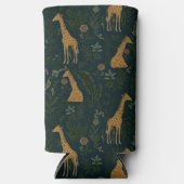 Tropische Giraffe Hangout Seltzer Blikjeskoeler (Voorkant)