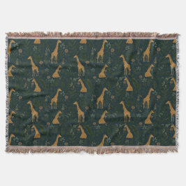 Tropische Giraffe Hangplek Deken