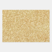 Tropische Glam Gold Aqua Glitz-ananassen  Inpakpapier Vel (Voorkant 2)