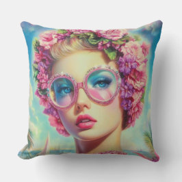 Tropische Glamour Queen Kussen