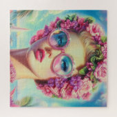 Tropische Glamour Queen Legpuzzel (Horizontaal)