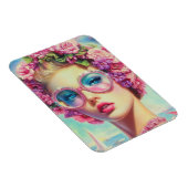 Tropische Glamour Queen Magneet (Rechterzijde)