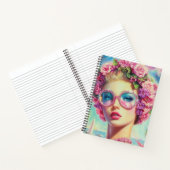 Tropische Glamour Queen Notitieboek (Binnen)