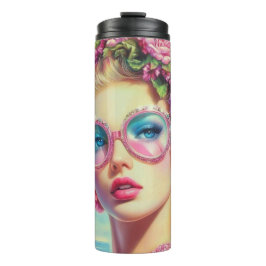 Tropische Glamour Queen Thermosbeker